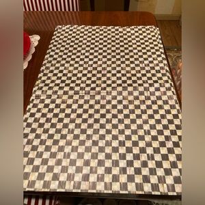 - New Mackenzie Childs Courtly Check Tissue Paper 10 Sheets Never Used $25